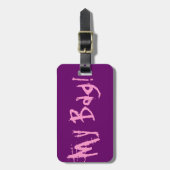 Mijn tas Bagagelabel (Voorkant verticaal)