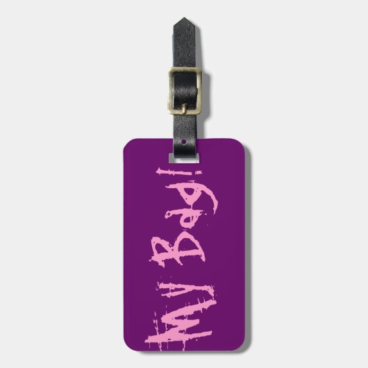 Mijn tas Bagagelabel (Voorkant verticaal)