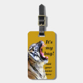 Mijn tas!_Bagagelabel Bagagelabel (Voorkant verticaal)