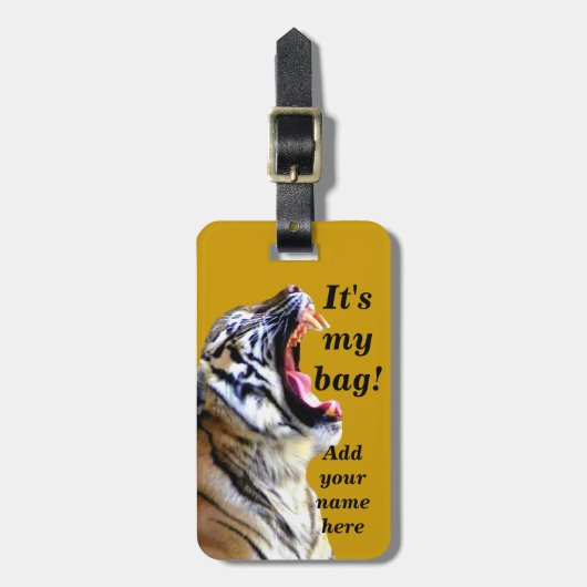 Mijn tas!_Bagagelabel Bagagelabel (Voorkant verticaal)