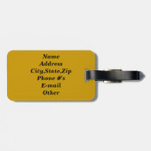 Mijn tas!_Bagagelabel Bagagelabel (Achterkant horizontaal)