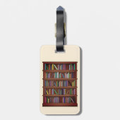 Mijn tas is uitgecheckt. bagagelabel (Achterkant verticaal)