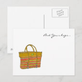 Mijn tas, pak je koffers... briefkaart (Voorkant / Achterkant)