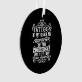 Mijn Tattoos wijzigen mijn Tattoo Teken Teken niet Ornament (voorkant)