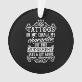 Mijn Tattoos wijzigen mijn Tattoo Teken Teken niet Ornament (voorkant)