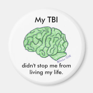 "Mijn TBI hield me niet tegen..." magneet