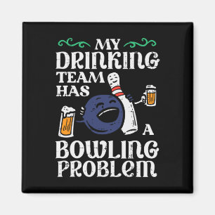 Mijn team heeft bowling probleem grappige bowler p magneet