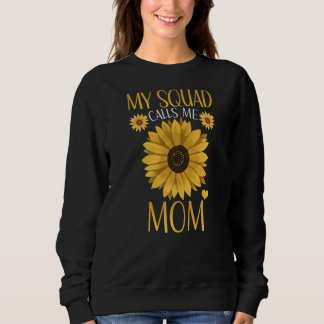 Mijn team noemt me mam zonnebloem bijpassende fami trui
