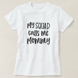 Mijn team noemt me mammie grappige mama t-shirt