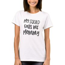 Mijn team noemt me mammie grappige mama t-shirt