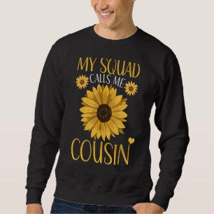 Mijn team noemt me neef Sunflower bijpassende fami Trui