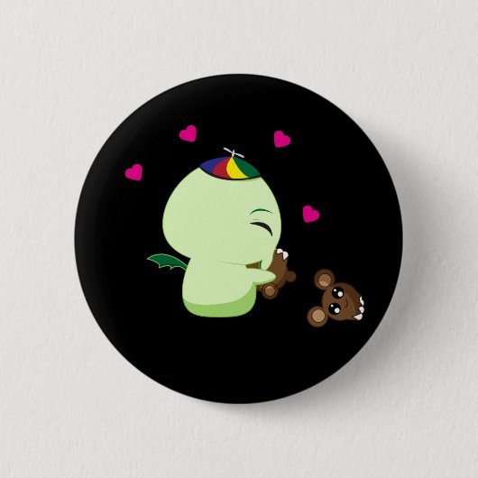 Mijn Teddy Bear Ronde Button 5,7 Cm (Voorkant)