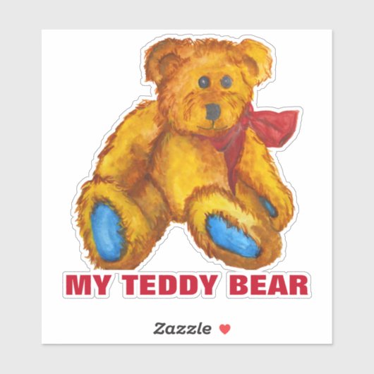 Mijn Teddy Bear Sticker (Vel)
