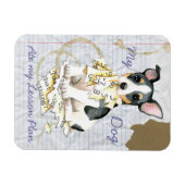 Mijn Teddy Roosevelt Terrier Ate Mijn Lesson Plan Magneet (Horizontaal)