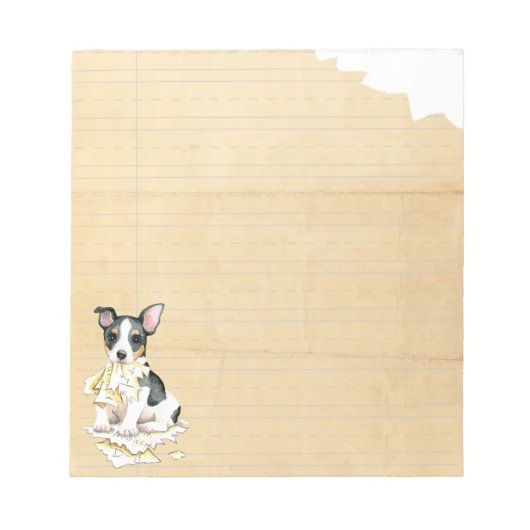 Mijn Teddy Roosevelt Terrier Ate mijn Notitieblok (Voorkant)