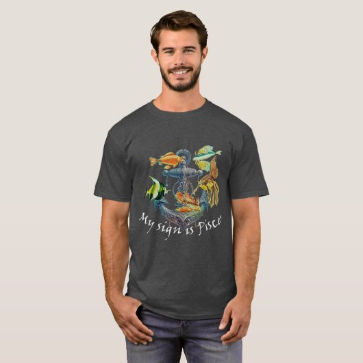 Mijn teken is PISCES, T-shirt (Voorkant volledig)