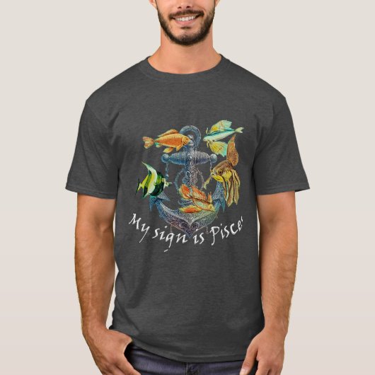 Mijn teken is PISCES, T-shirt (Voorkant)