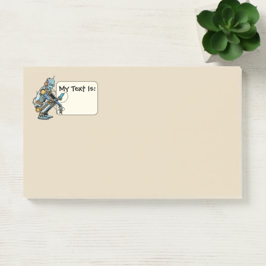 Mijn tekst is: Grote Post-it-notities Post-it® Notes (Kantoor)