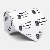 Mijn telefoon stropdas (Opgerold)