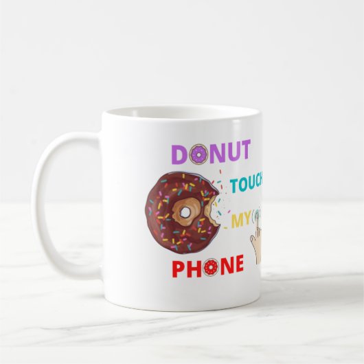 MIJN TELEFOONFUNNY DONUT KOFFIEMOK (Links)