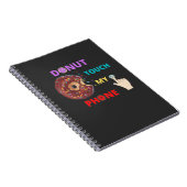 MIJN TELEFOONFUNNY DONUT NOTITIEBOEK (Rechterzijde)