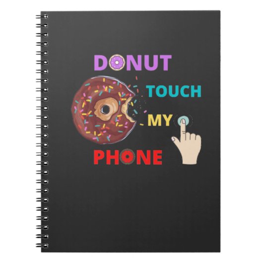 MIJN TELEFOONFUNNY DONUT NOTITIEBOEK (Voorkant)