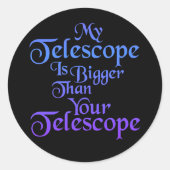 Mijn telescoop Sticker (Voorkant)