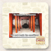 Mijn tempel is klaar. drankjes onderzetter (Voorkant)