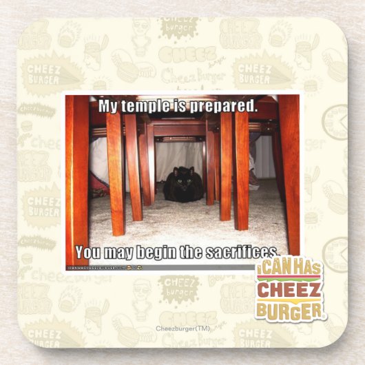 Mijn tempel is klaar. drankjes onderzetter (Voorkant)