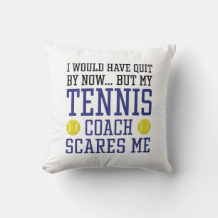 Mijn Tennis Coach geeft me wat Kussen