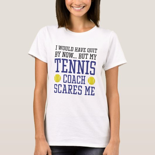 Mijn Tennis Coach geeft me wat T-shirt (Voorkant)