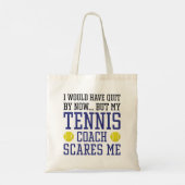 Mijn Tennis Coach geeft me wat Tote Bag (Achterkant)