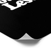 MIJN TESTRESULTATEN ZEI LESBIAN POSTER (Hoek)