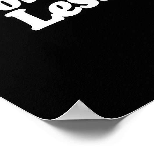 MIJN TESTRESULTATEN ZEI LESBIAN POSTER (Hoek)