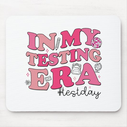 Mijn testtijd Leraren Student Rock De Test Muismat (Voorkant)