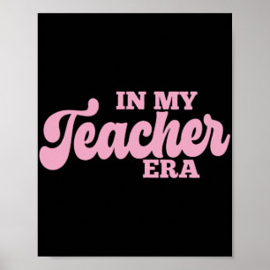 Mijn testtijdperk Grappige staat testdag leraar te Poster