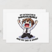 Mijn tevredenheid is onmetelijk! kaart (Voorkant / Achterkant)