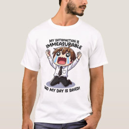 Mijn tevredenheid is onmetelijk! t-shirt