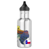 Mijn Texas - geïllustreerde kaartoverzicht - perso Waterfles (Rechts)