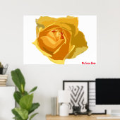 Mijn Texas Roos Poster (Thuiskantoor)