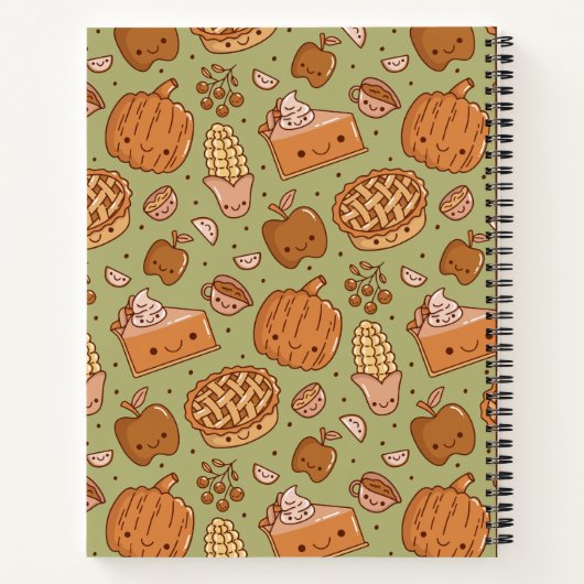 Mijn Thanksgiving receptenboek Notitieboek (Achterkant)