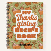 Mijn Thanksgiving receptenboek Notitieboek (Voorkant)