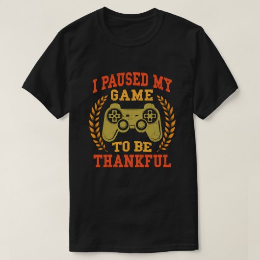 Mijn Thanksgiving voor gamers met dankbare videosp T-shirt (Design voorkant)