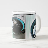 Mijn theelkopthee kopje grappig grote koffiekop (Voorkant rechts)