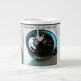 Mijn theelkopthee kopje grappig grote koffiekop