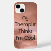 Mijn therapeut denkt dat ik cool ben