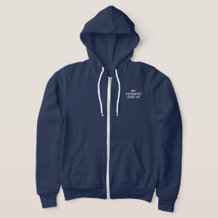 Mijn therapeut gaf het op Funny geestelijke gezond Hoodie