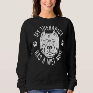 Mijn therapeut heeft een natte neus hond eigenaar trui