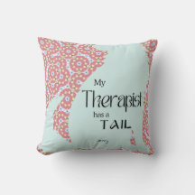 MIJN THERAPEUT HEEFT EEN STAART pastel roze blauwe