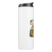 Mijn therapeut heeft vier poten Golden Retriever R Thermosbeker (Gedraaid links)